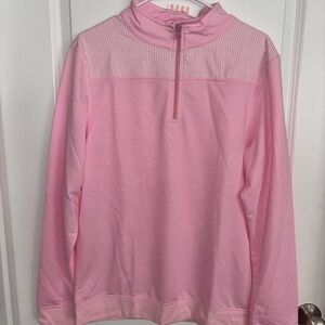 Pink Quarter-Zip Pullover